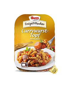 Buss Currywursttopf mit Nudeln 300g. 12St.