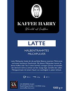 Kaffee Harry Latte Halbentr. Milchpulver 10x750g.