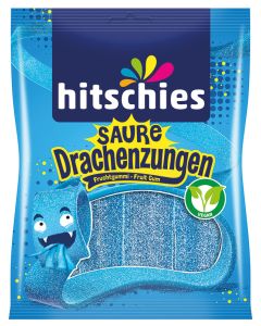 Hitschies Saure Drachenzungen Blau 125g. 20St.