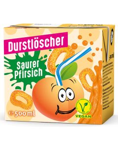 Durstlöscher Saurer Pfirsich Tetra 0,5L. 12St.