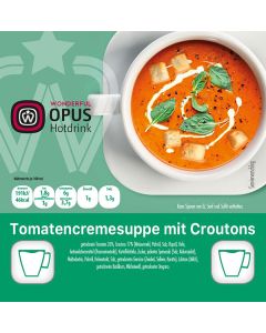 WO Tomatencremesuppe mit Croutons 12x20 Becher